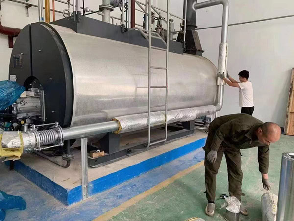 Installation for oil(gas) thermal oil boiler